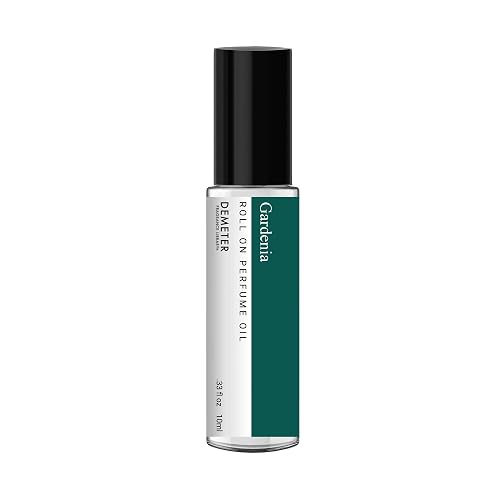 DEMETER Gardenia Roll On Perfume Oil, 0.33 Oz, Long-Lasting Beauty & Personal Care DEMETER