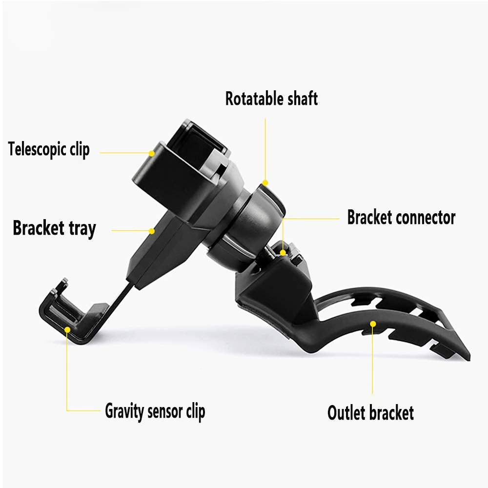 BEERTE Phone Holder fit for Audi Q5 2018-2024 Audi SQ5 2018-2024 Adjustable Air Vent Car Dashboard Cell Phone Mount Carbon Fiber Pattern Phone Mount…