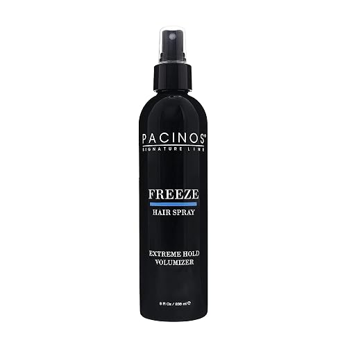Pacinos Freeze Hair Spray - Extra Hold texture spray for All Hair Type - Professional Hair Setting & Finishing Spray for Maximum Volume