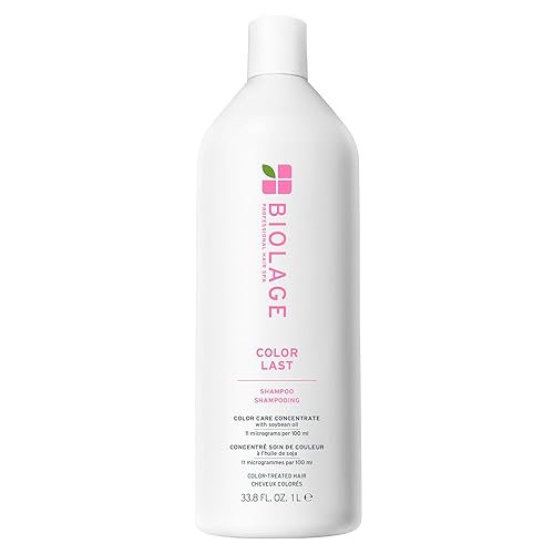 Biolage Color Last Shampoo - For Color-Treated Hair, Nourishes, Strengthens, Hydrates and Adds Shine, Soybean Oil & Stearic Acid, Paraben & Mineral