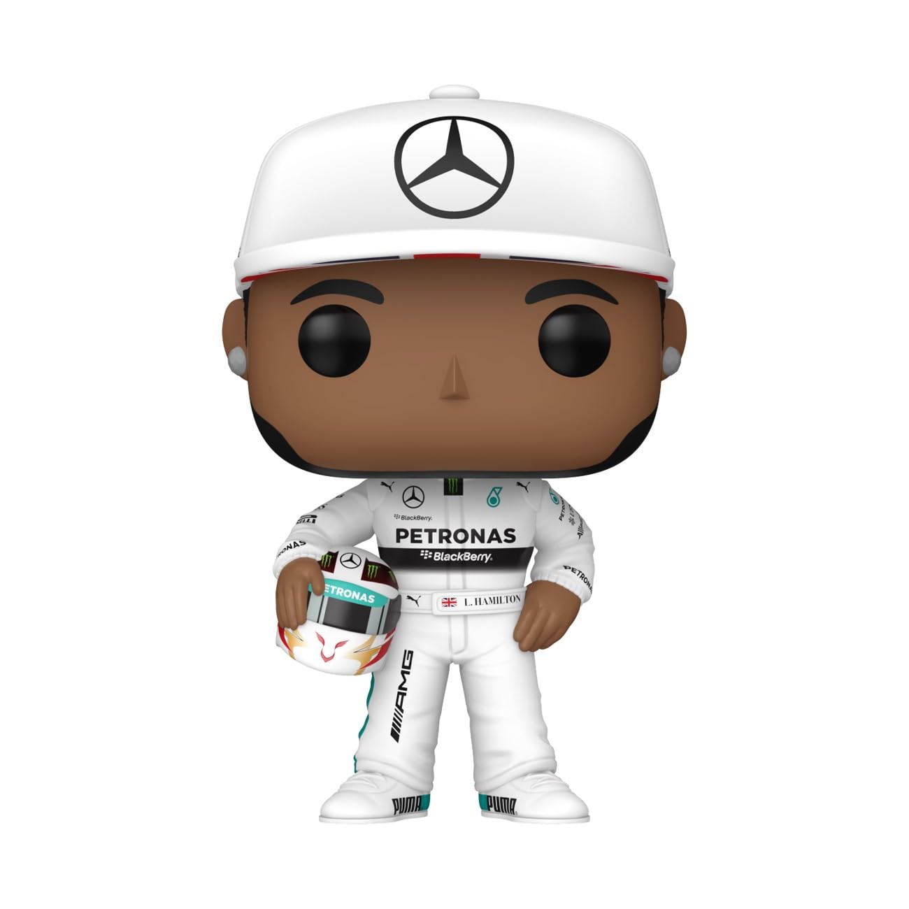 Funko POP! Racing: Racing - Lewis Hamilton with Helmet - Mercedes-Benz - Collectable Vinyl Figure - Gift Idea - Official Merchandise - for Kids…