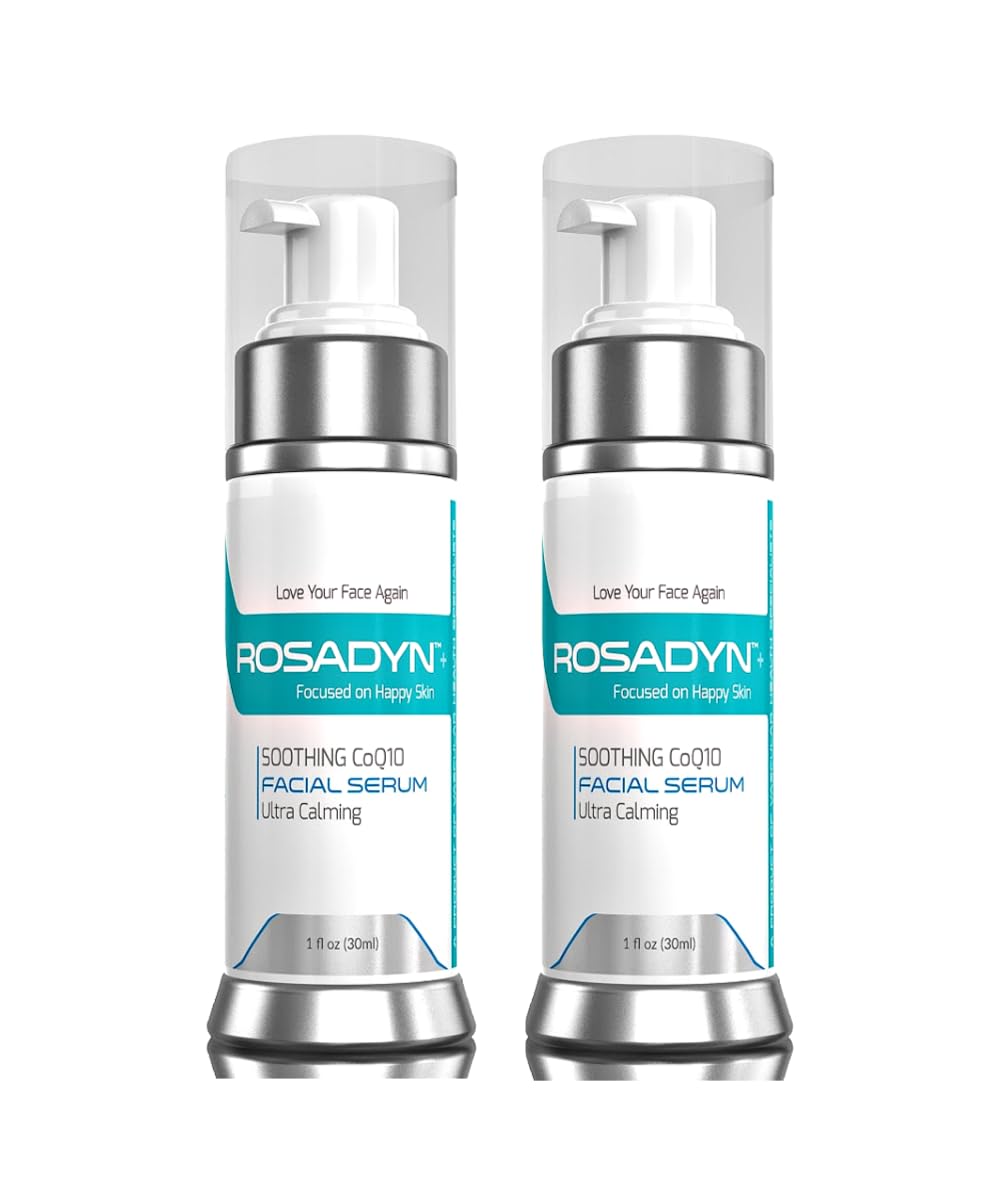 Rosadyn Rosacea Serum 2-Pack | Soothing Facial Gel, Moisturizer and Anti Aging Cream in One - With Natural and Organic Ingredients Beauty & Personal Care Rosadyn+