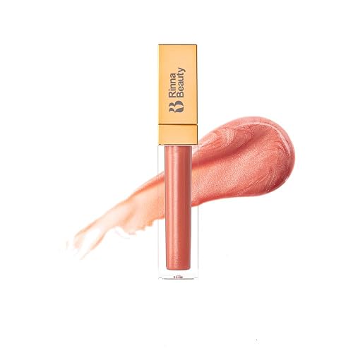 Rinna Beauty Lip Plumping Gloss - No Filter - Helps Boost Collagen, Increases Lip Volume, Elastin Production - Vegan, Cruelty-Free - 1 each
