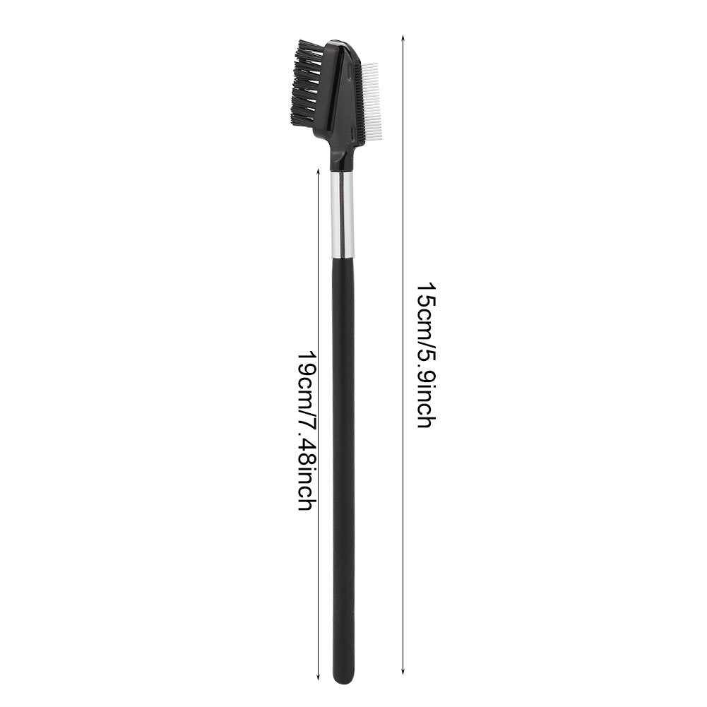 Eyebrow Brush, Stainless Steel Eyebrow Eyelash Comb Brush Eyelash Extension Cosmetic Makeup Tool Eyebrow Eyelash for Women, Portable Eye Brow Lash