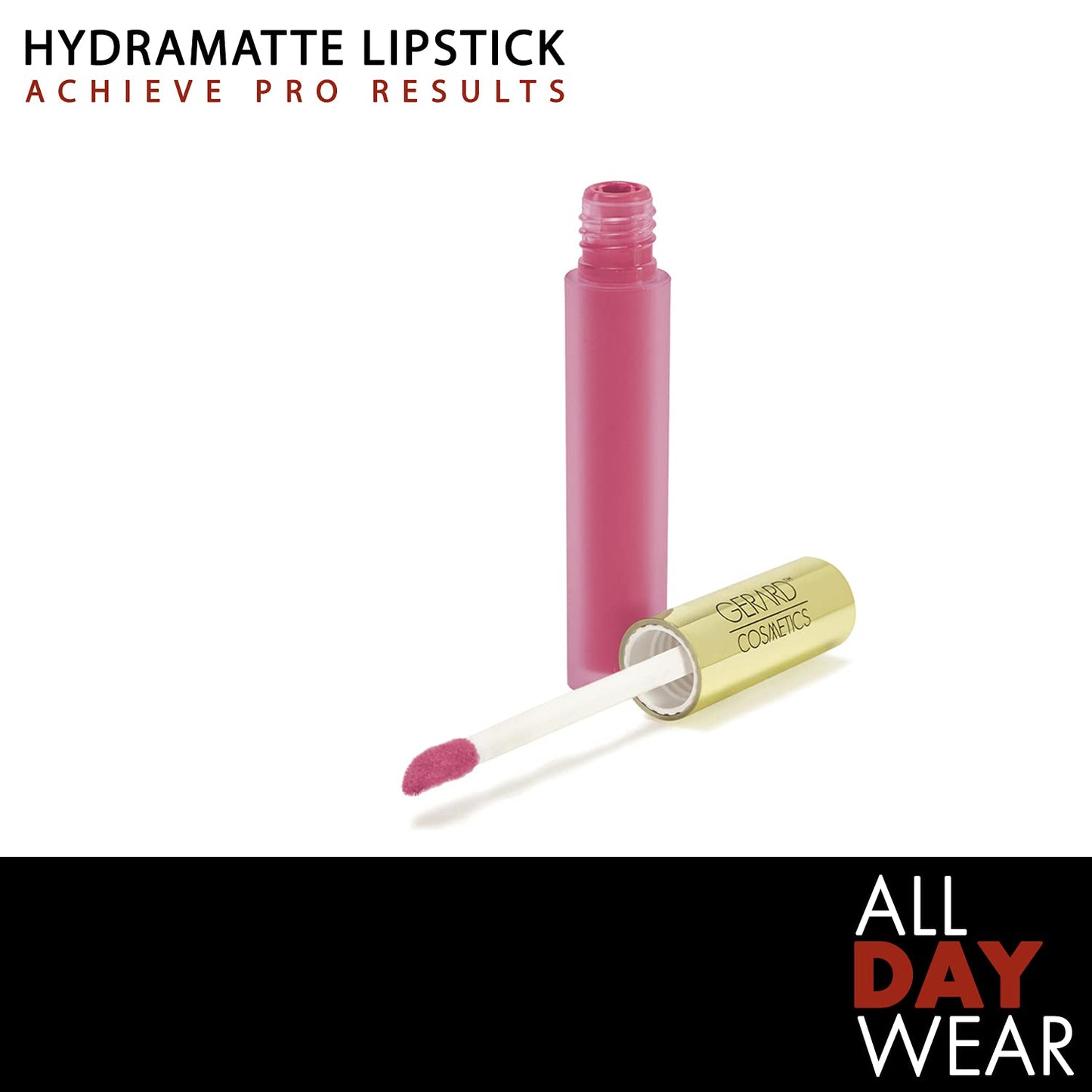 Gerard Cosmetics HydraMatte Liquid Lipstick Honeymoon, Pink Lipstick with Matte Finish, Long Lasting and Non Drying, Super Pigmented Fully Opaque Lip