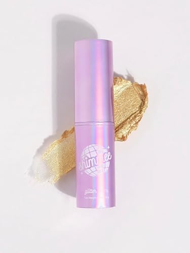 Shimmee Glitter Stick for Face & Body - USA Made Hydrating Face and Body Glitter Stick with Cute Packaging & Mess Free Application, Fragrance-Free