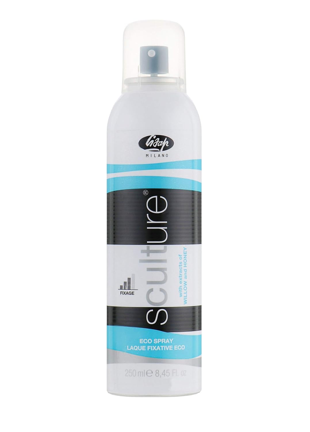 Lisap Sculture Eco Spray Volumizing Hair Spray & Setting Spray - Lightweight Volume Spray & Hair Volumizer for Shine & Heat Styling, Gas-Free