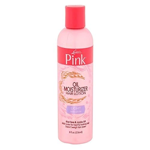 Luster's Pink Oil Moisturizer Hair Lotion Aloe Vera & Jojoba Oil 8 oz ( Pack of 12)