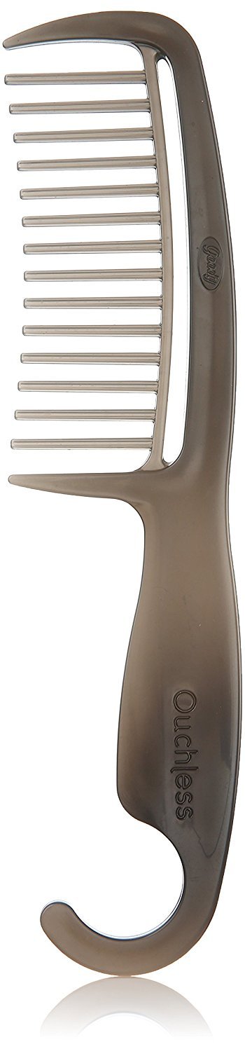 Goody Ouchless Shower Comb, All-Purpose Detangling Comb for Knots & Tangles, Pain-Free Detangler for Wet or Dry Hair, For Women, Men, Boys, and Girls