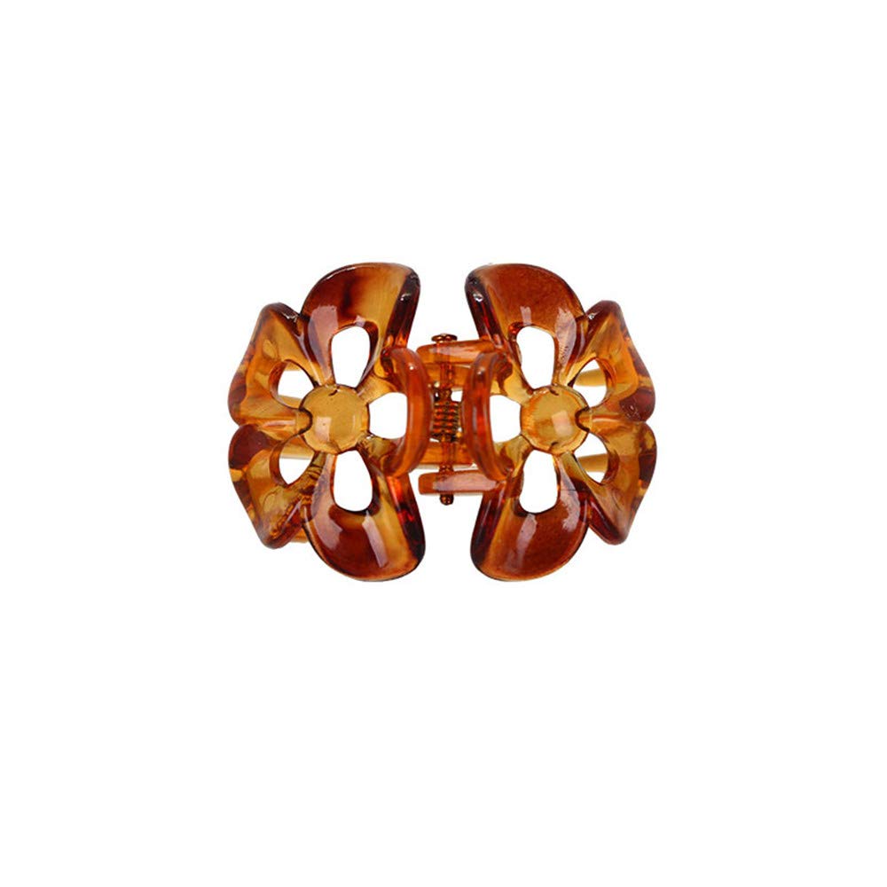 TOPYHL 12PCS Flower Shaped Small Hair Clips Claw Jaw Hair Clips Clamps Non-Slip Hair for Women Girls Hair Accessories