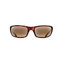 Maui Jim Men's and Women's Stingray Polarized Wrap Sunglasses, Tortoise/HCL® Bronze, Small