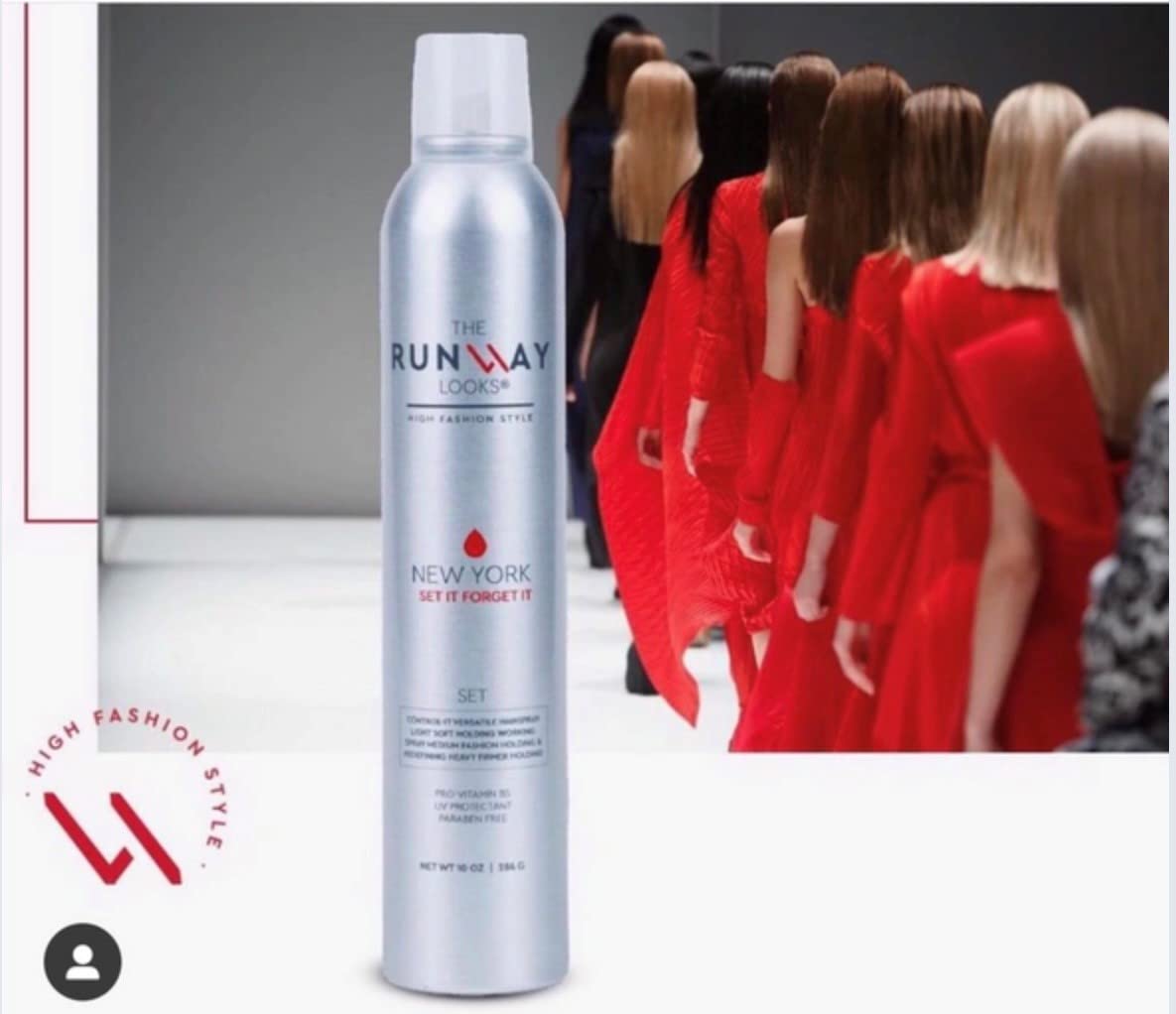 The Runway Looks Set It Forget It Control-It Versatile Hairspray, With Pro-Vitamin B5, Customizable Hold Levels For Versatile Styling, Leaves No