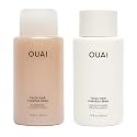 OUAI Thick Hair Shampoo and Conditioner Set - Sulfate Free Shampoo and Conditioner for Thick Hair Care - Moisturizes, Strengthens & Fights Frizz