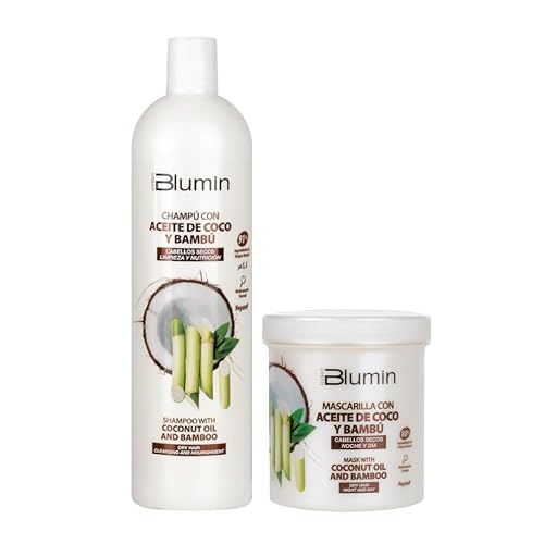 Blumin Kit - Coconut Oil Shampoo 1000ml + Coconut Oil Mask 700 ml