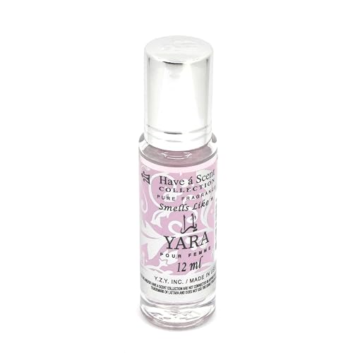 Impression Perfume Scents Roll-On 12ml Eau de Parfum for Women - Luxury Fragrance, Travel Size/Carry on, Long Lasting Scent (Yara)