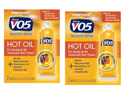 Vo5 Hot Oil Therapy Treatment 2 Count 0.5 Ounce (14ml) (2 Pack)