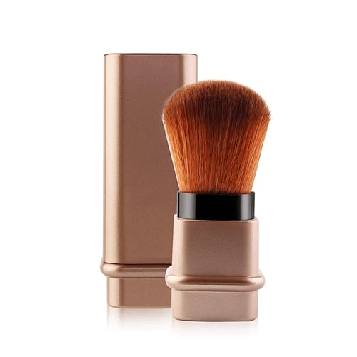 RN BEAUTY Retractable Kabuki Makeup Brushes Foundation Brush Powder Brush Blush Brush Bronzer Brush Face Blender Brush Professional Mineral Blending