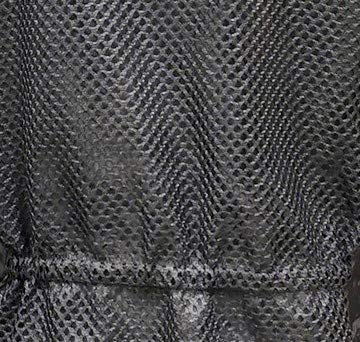 CHARLENE Ivy Short Sleeves Jacket, Mesh Back Hair Water Repellent - Taffeta, Lace, and Mesh Details - Zipper Closure - Machine Washable - Stylish