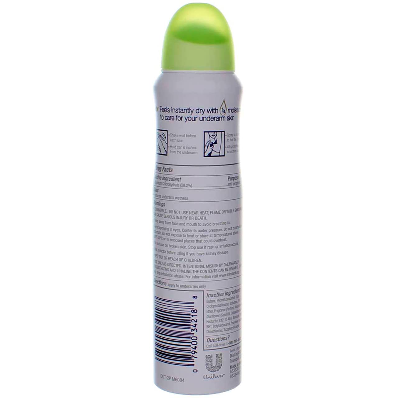 Axe Dove Antiperspirant Dry Spray Cool Essentials, 3.8 Oz Beauty and Personal Care Dove
