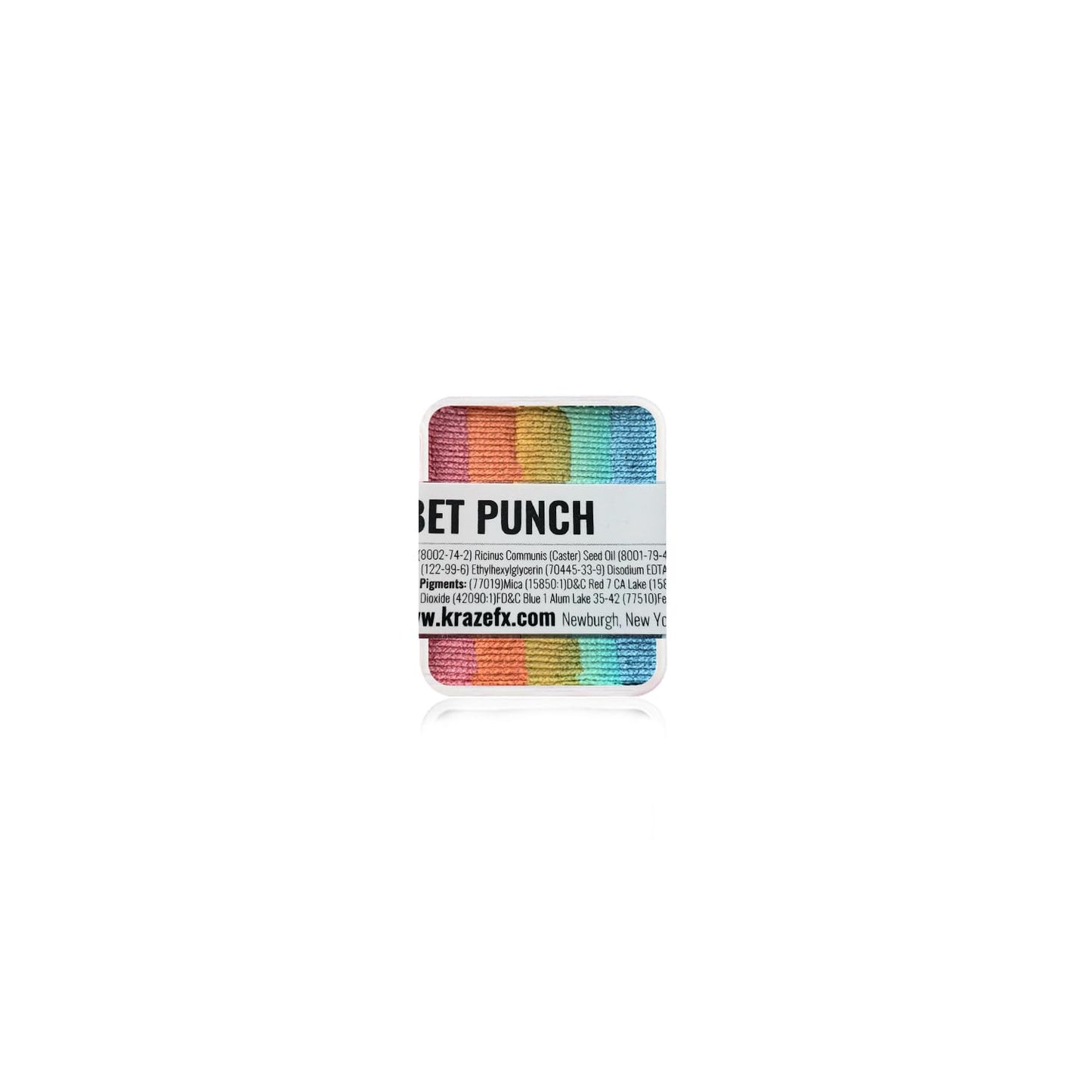 Kraze FX Face Paint Palette Refill - Sherbet Punch Face Paint (6 gm) - Hypoallergenic, Non-Toxic, Water Activated Professional Face & Body Painting
