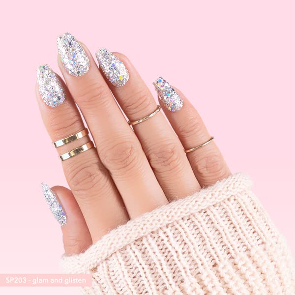 Kiara Sky Gelly Tips Refill Packs - Soak Off Soft Gels - Coffin Shape (Short Length) (Sizes 0, 1, 2) Beauty & Personal Care KIARA SKY