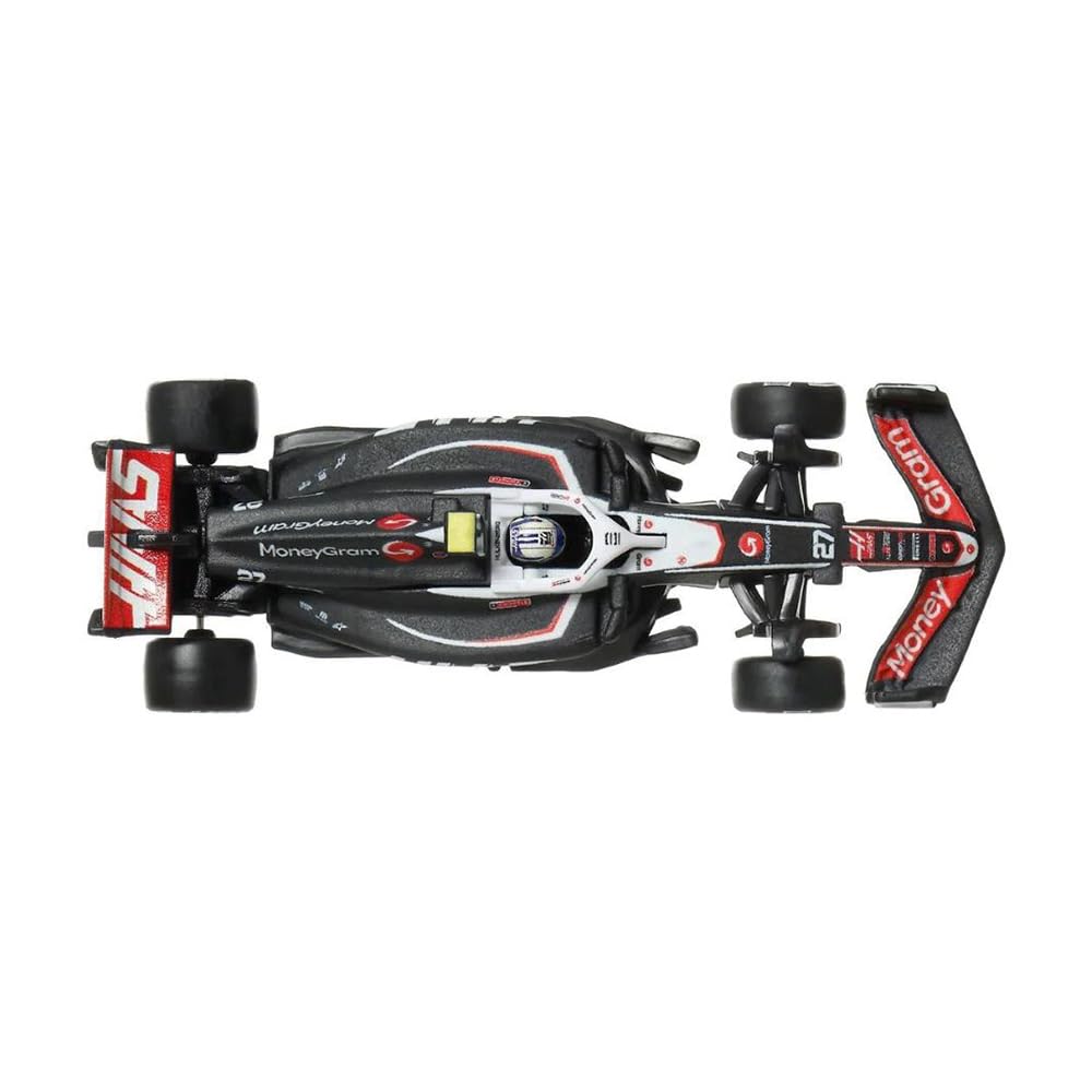 Hot Wheels Formula 1 Car MoneyGram Haas VF-24 NICO HULKENBERG 27 - Die Cast 1:64 Scale - Length 8 cm - JBM22