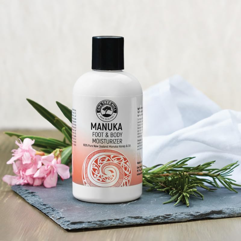 One Tree Hill Manuka Foot & Body Moisturizer | Manuka Honey & Essential Oil Blend | 9 Fl Oz
