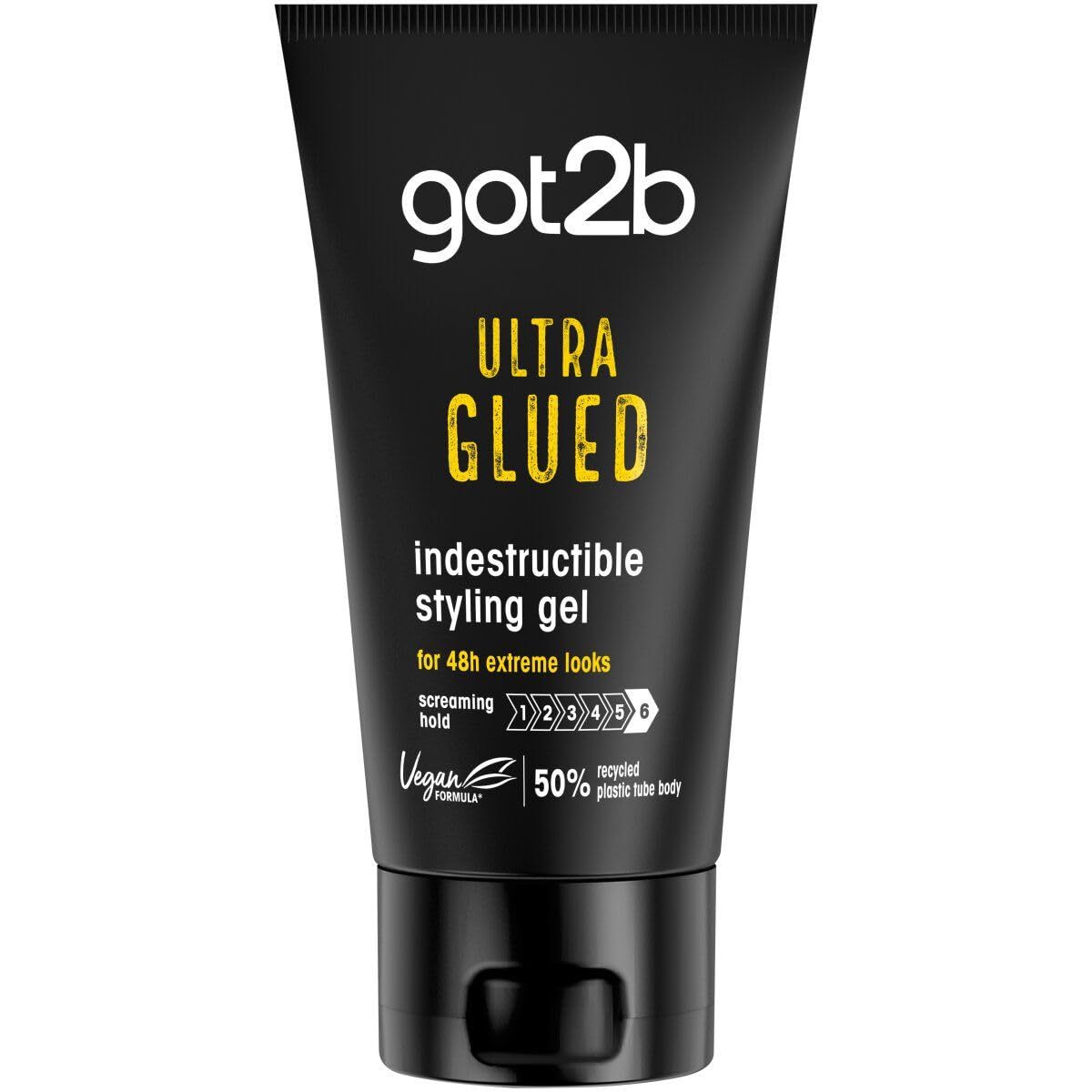 Got2b Ultra Glued Invincible Styling Hair Gel, 6 Ounces (Pack of 2)
