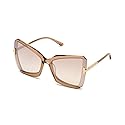 Tom Ford FT0766 Shiny Beige 57G FT0766 Butterfly Sunglasses Lens Category 2 Siz