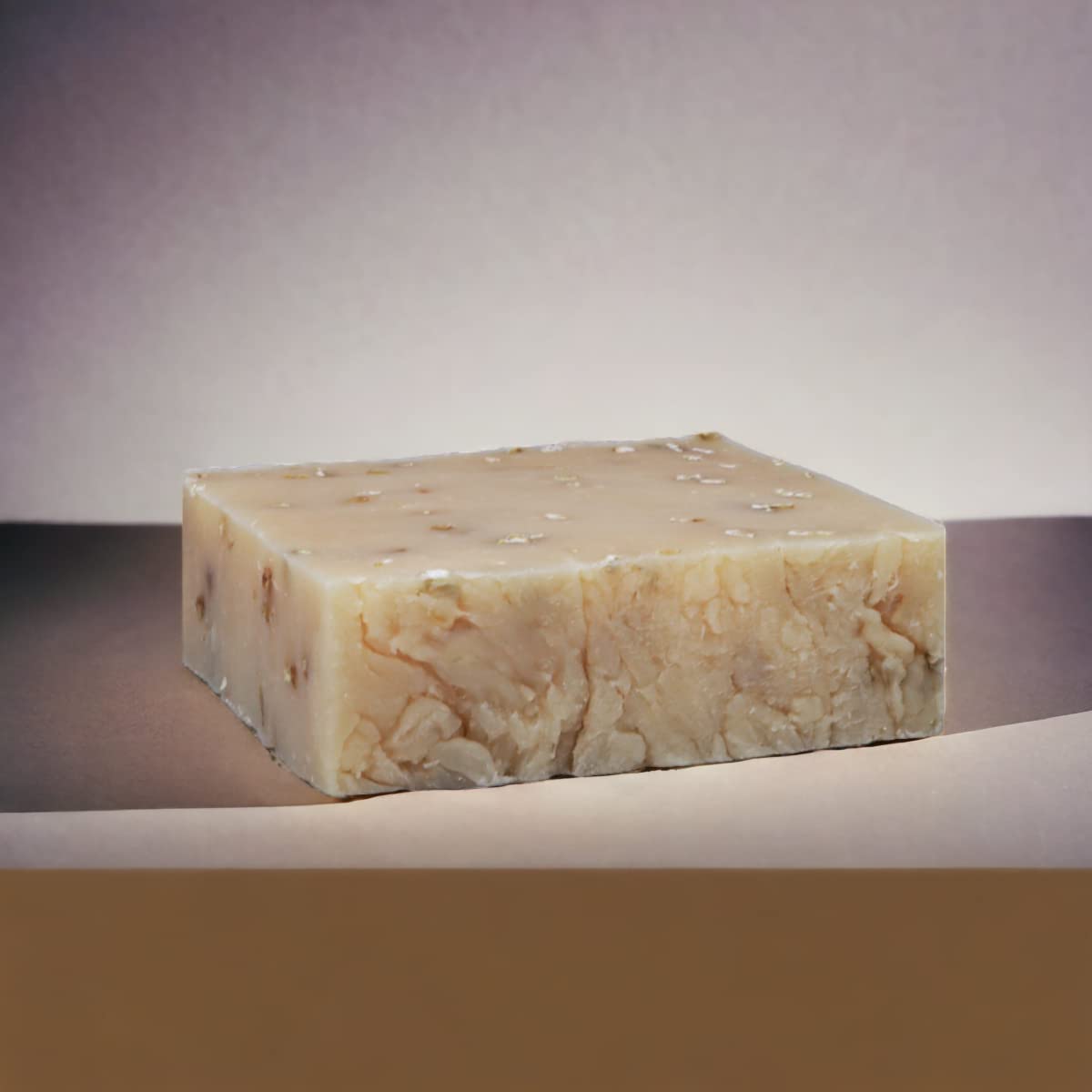 Lavender Goats Milk Soap Bar with Oats - Gentle Exfoliating Bath Soap. Moisturizing Dry Skin Face & Body Wash. Mild Natural and Organic Soap. Made