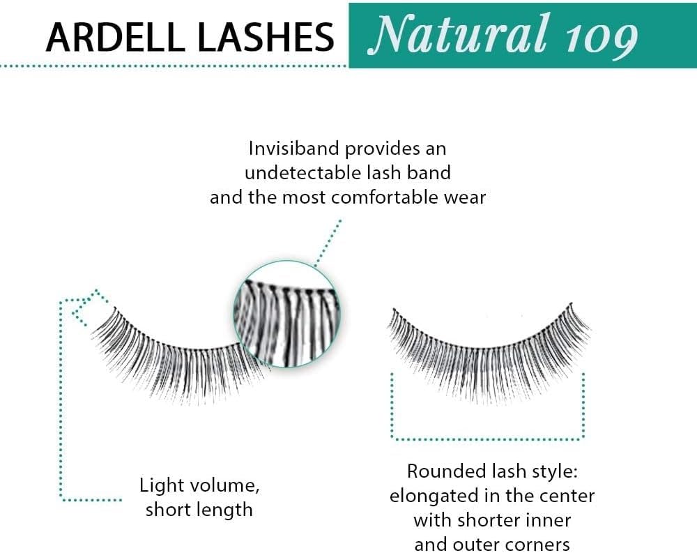 Ardell fashion lashes strip lashes, #109 black