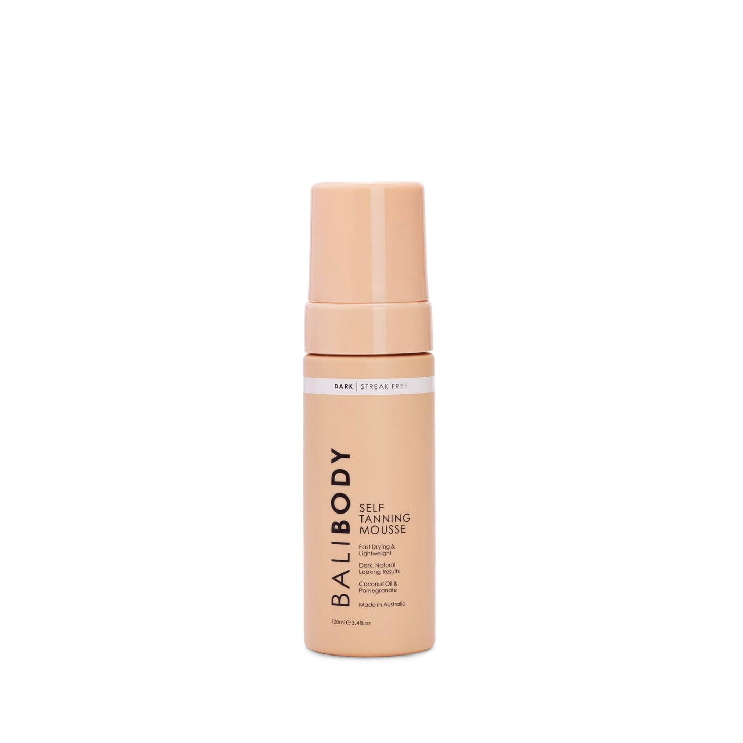 Bali Body Self Tanner Mousse Dark - Sunless Tanning Foam for Body | Natural, Streak-Free, Fake Tan | Vegan, Cruelty-Free, Organic Self Tan Mousse Beauty and Personal Care BALI BODY Default Title