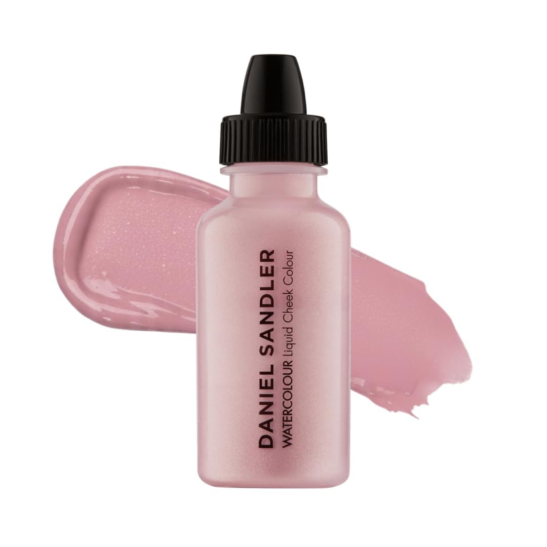 Daniel Sandler WATERCOLOUR LIQUID ILLUMINATOR 'ICING' 15ml - Liquid Shimmer Makeup, Highlighter - Oil-Free, Lightweight, Buildable & Long-Lasting