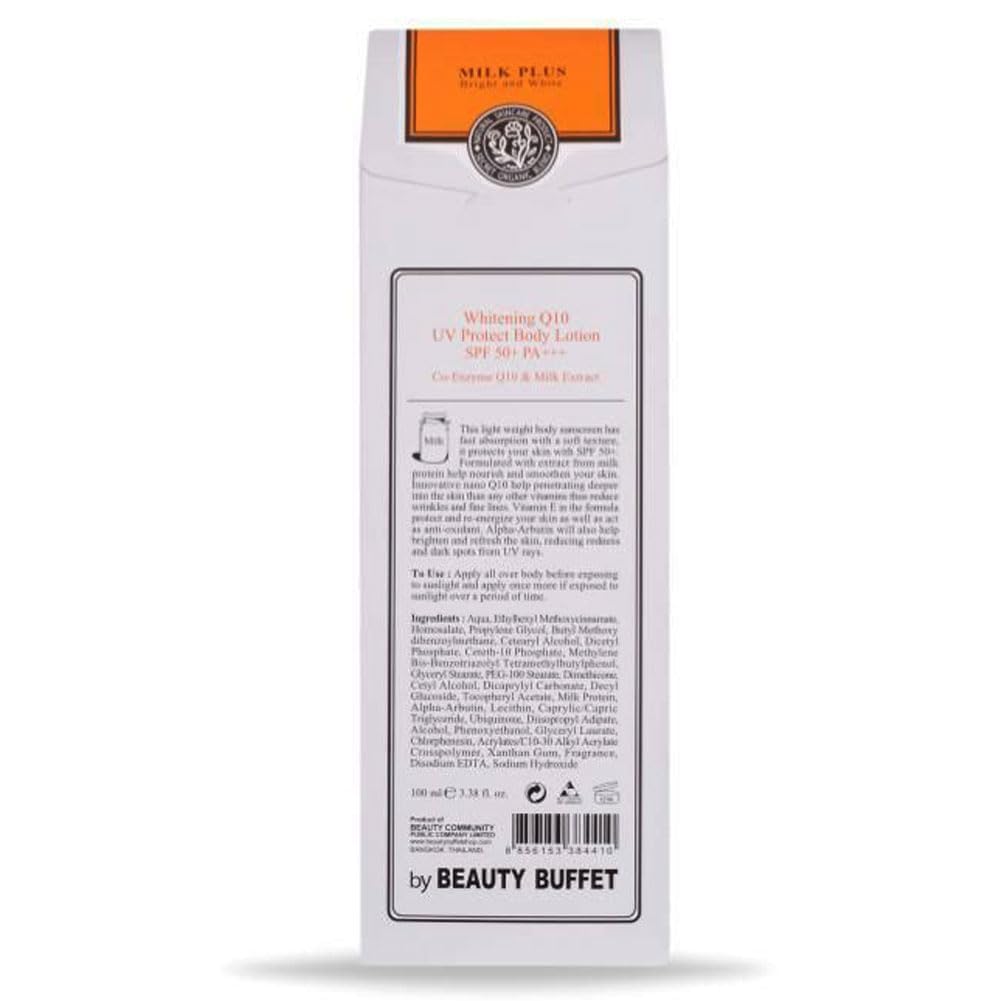 SCENTIO MILK PLUS Q10 BODY LOTION SPF 50 PA++ 100 ML
