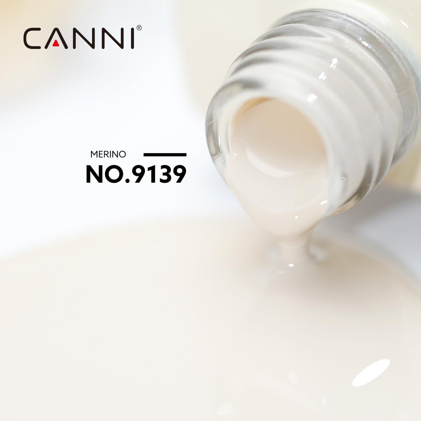 CANNI Milky White Gel Nail Polish, 1Pcs White Gel Polish Color Nail Polish High Gloss Soak Off U V Nail Manicure Salon DIY at Home Beauty and Personal Care CANNI