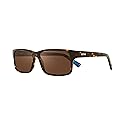 Revo Sunglasses Finley: Polarized Lens with Eco-Friendly Rectangle Frame, Tortoise Frame with Terra Nylon Lens