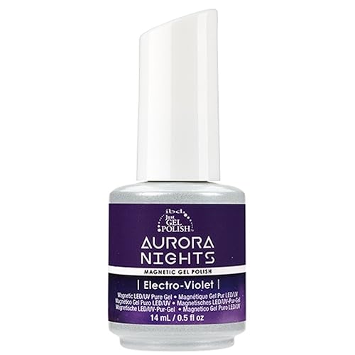 IBD Magnetic Gel Polish, Electro-Violet, 0.5 Fluid Ounce