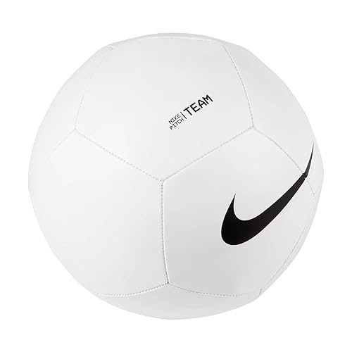 Nike DH9796-100 Pitch Team Recreational Soccer Ball Unisex Adult White/Black Size 3
