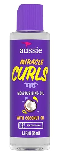 Aussie Miracle Curls Moisturizing Oil 3.2 Ounce (Pack of 6)