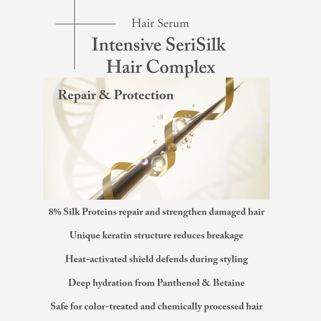 Intensive Serisilk Hair Complex Serum - Advanced Repair & Lasting Shine 3.38 fl oz