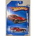Hot Wheels 2009 Rebel Rides 09/10 Dixie Challenger Dark Red with Black Flames 145/190 1:64 Scale Collectible Die Cast Car