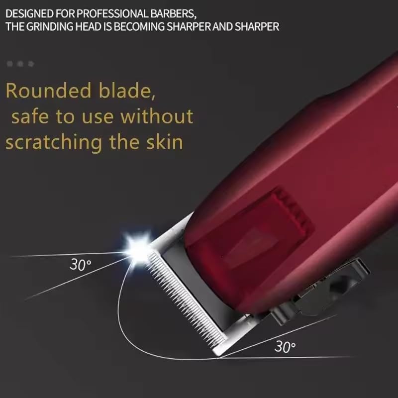 GLESVOWIO Men's Haircut Machine LCD Cordless&Corded Barber Clippers for Hair Cutting & Grooming Rechargeable Beard Trimmer Beauty and Personal Care GLESVOWIO