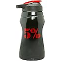 5% Nutrition Half Gallon Water Bottle with Handle | 64 oz Water Bottle | Big Water Jug for Sports | 64 oz Gym Water Bottle | Large Reusable Drinking