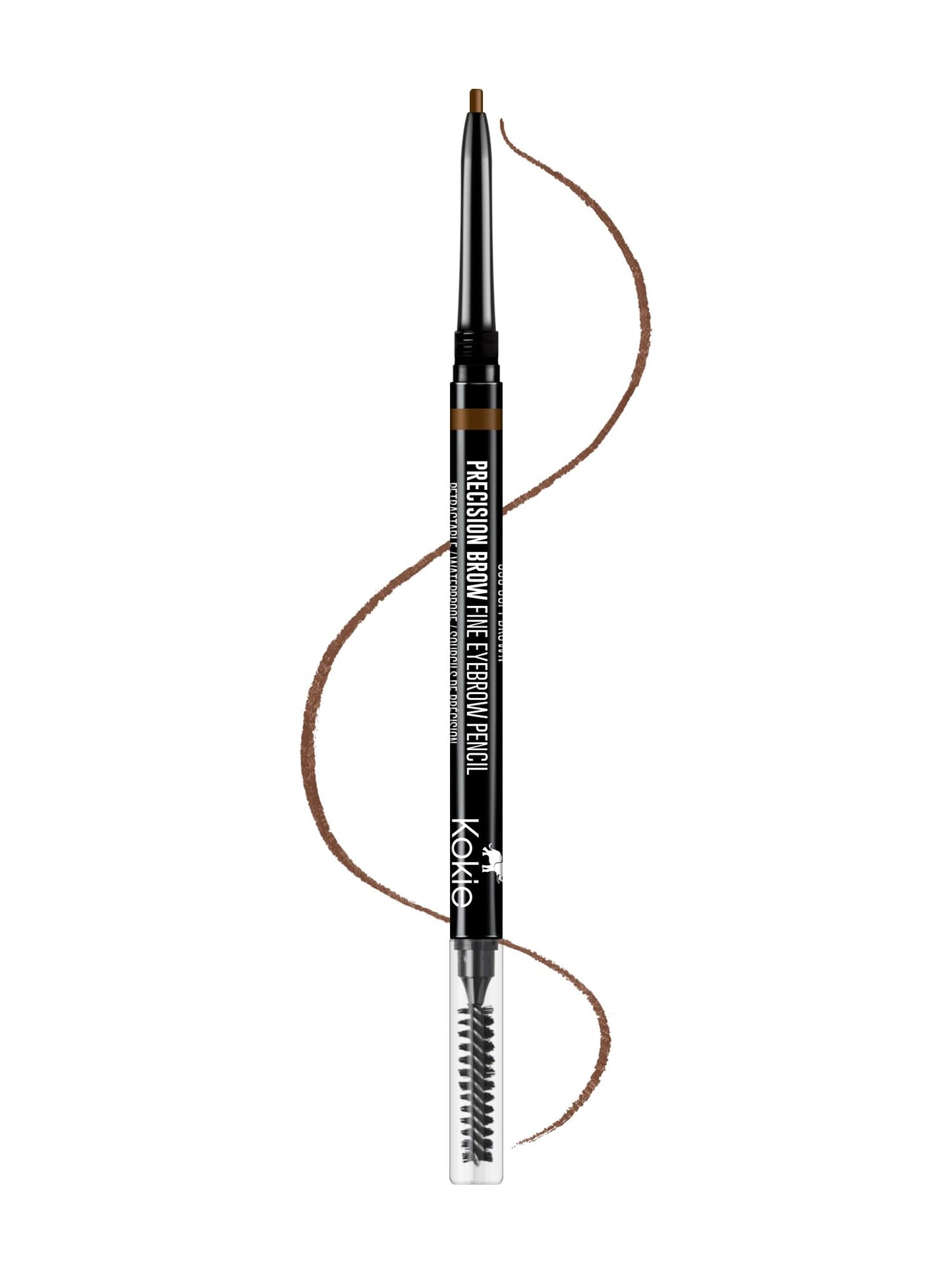 Kokie Cosmetics Precision Brow, Soft Brown, 0.003 Ounce
