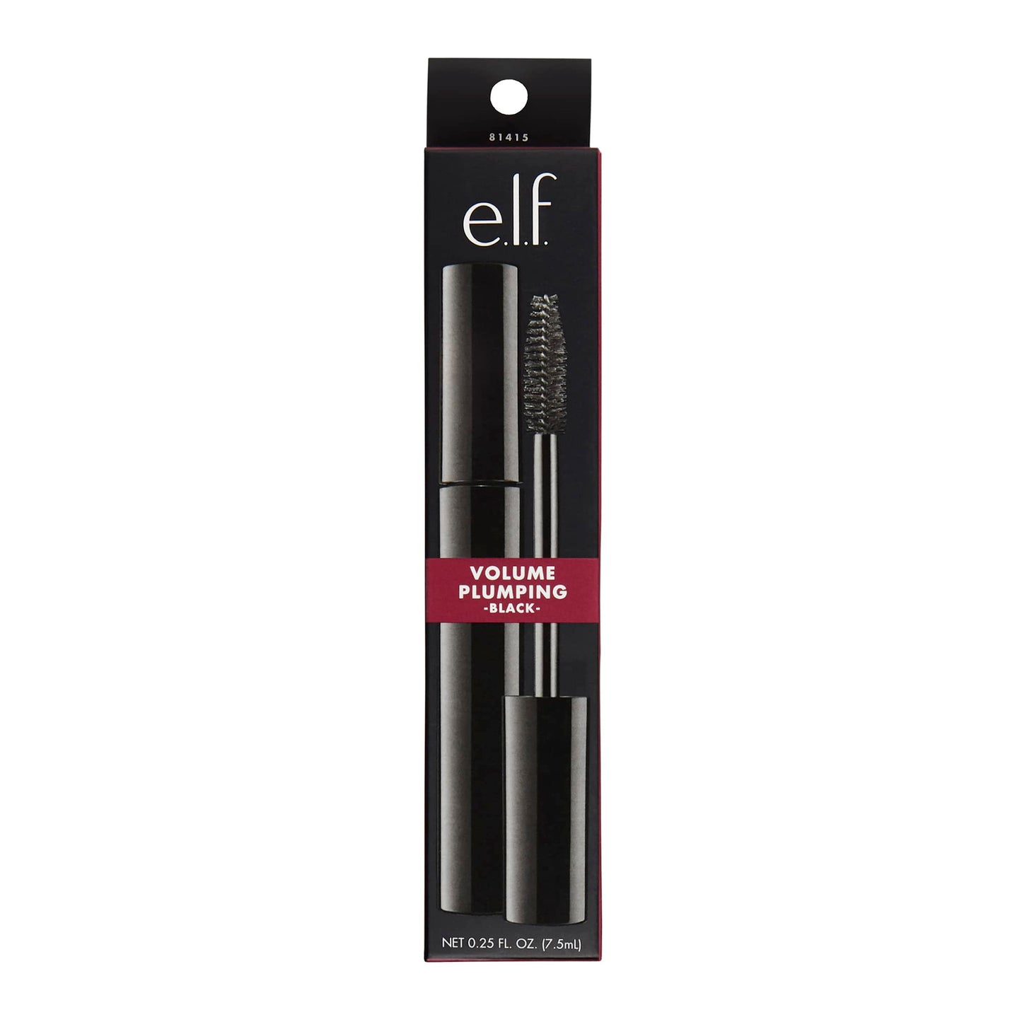 e.l.f. Volume Plumping Mascara, Black, 0.24 Ounce