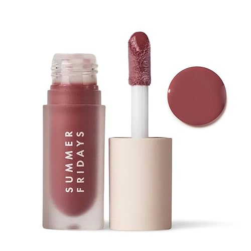 Summer Fridays Dream Lip Oil - Hydrating Tinted Lip Gloss Oil - Non-Sticky Formula with Skincare Benefits for Long-Lasting Softness + Shine