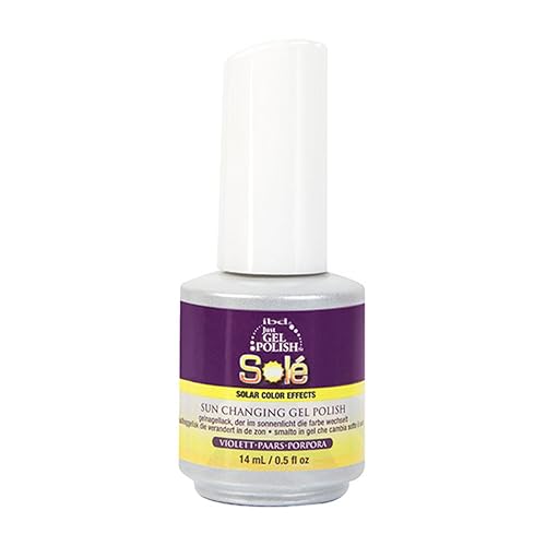 IBD Just Gel Polish Sole Solar Color Effects Purple, Purple, 0.5 Fluid Ounce Beauty & Personal Care IBD
