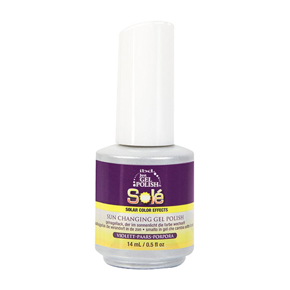 IBD Just Gel Polish Sole Solar Color Effects Purple, Purple, 0.5 Fluid Ounce Beauty & Personal Care IBD