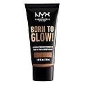 NYX PROFESSIONAL MAKEUP Born To Glow Naturally Radiant Foundation, Medium Coverage - Mahogany