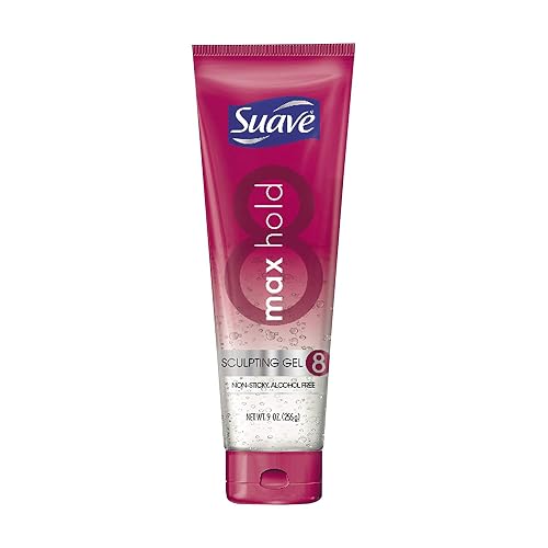 Suave Max Hold 8 Sculpting Gel 9 oz (Pack of 8)